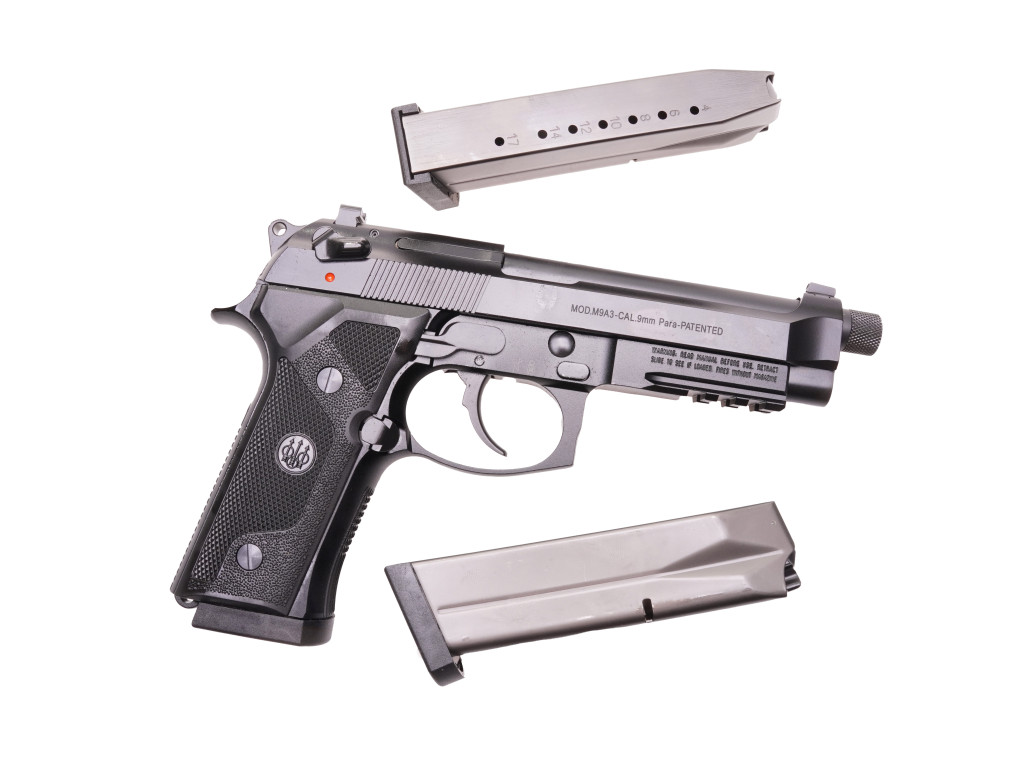 Beretta M9A3, 9×19mm Parabellum, Black